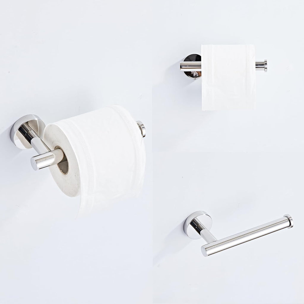 5-Piece SUS304 Chrome Bathroom Hardware Set
