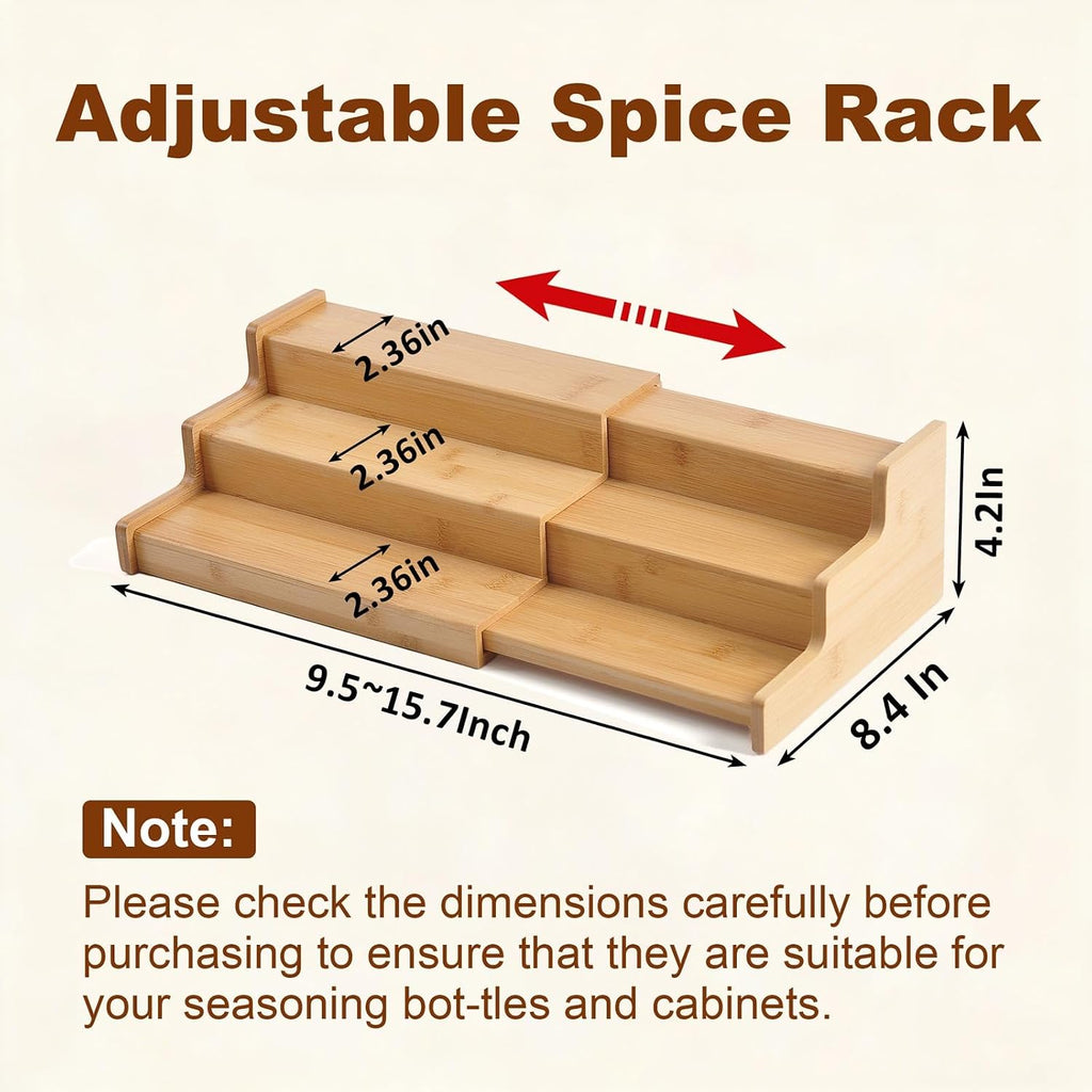 2-Pack Spice Rack Organizer