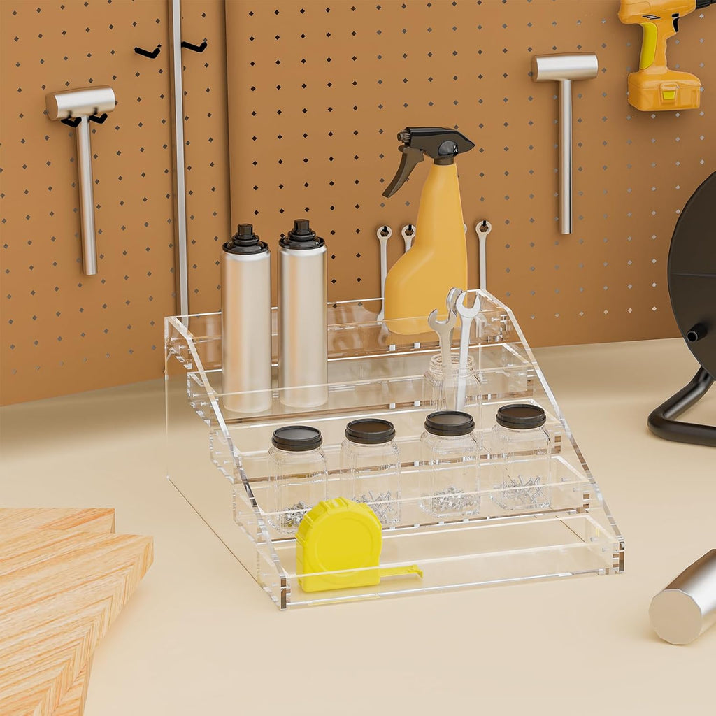 5-Tier Clear Acrylic Spice Rack