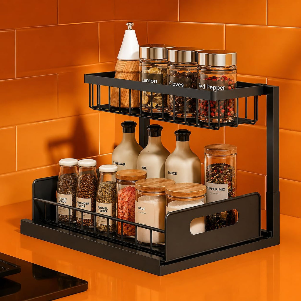 Black Under Sink Organizer
