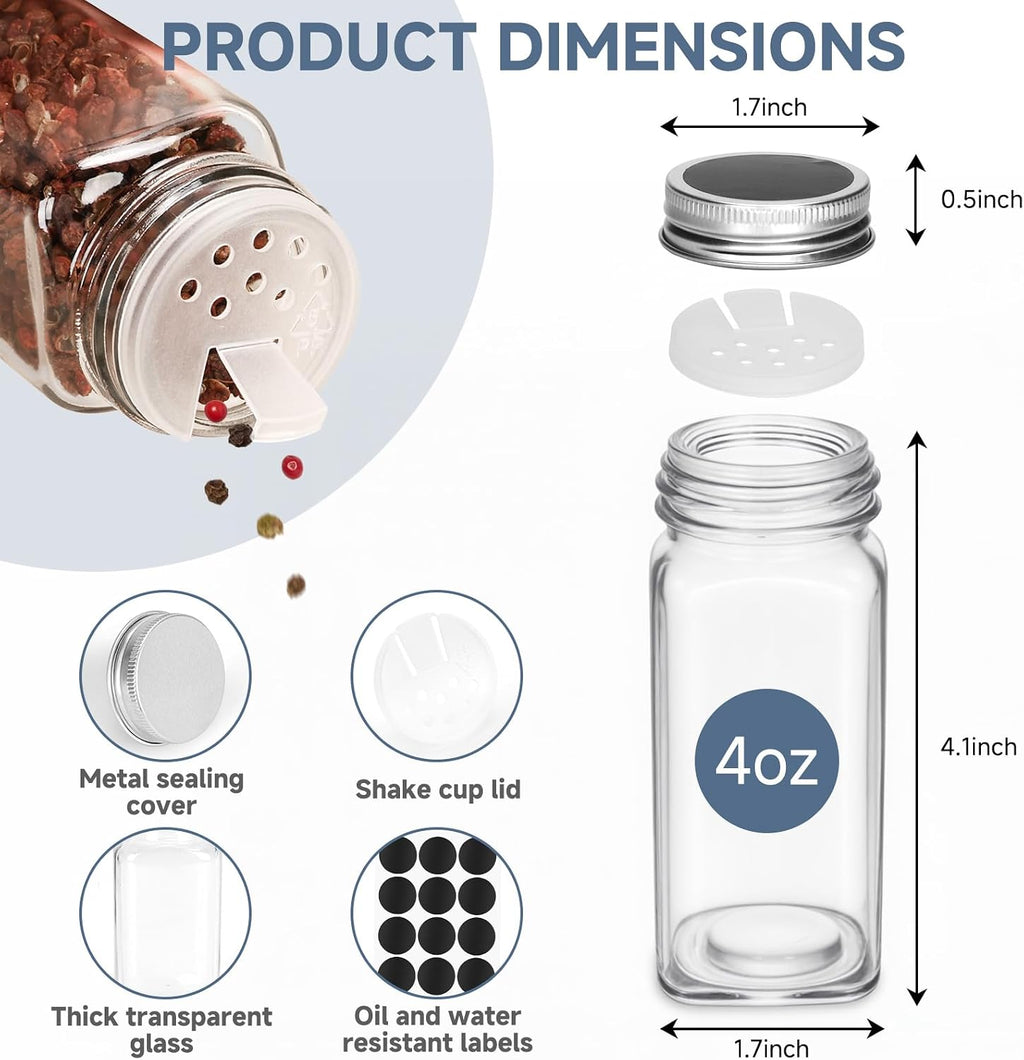 24-Jar Spice Rack Organizer