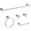 5-Piece SUS304 Chrome Bathroom Hardware Set