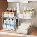 2-Pack 2-Tier Under Sink Organizer