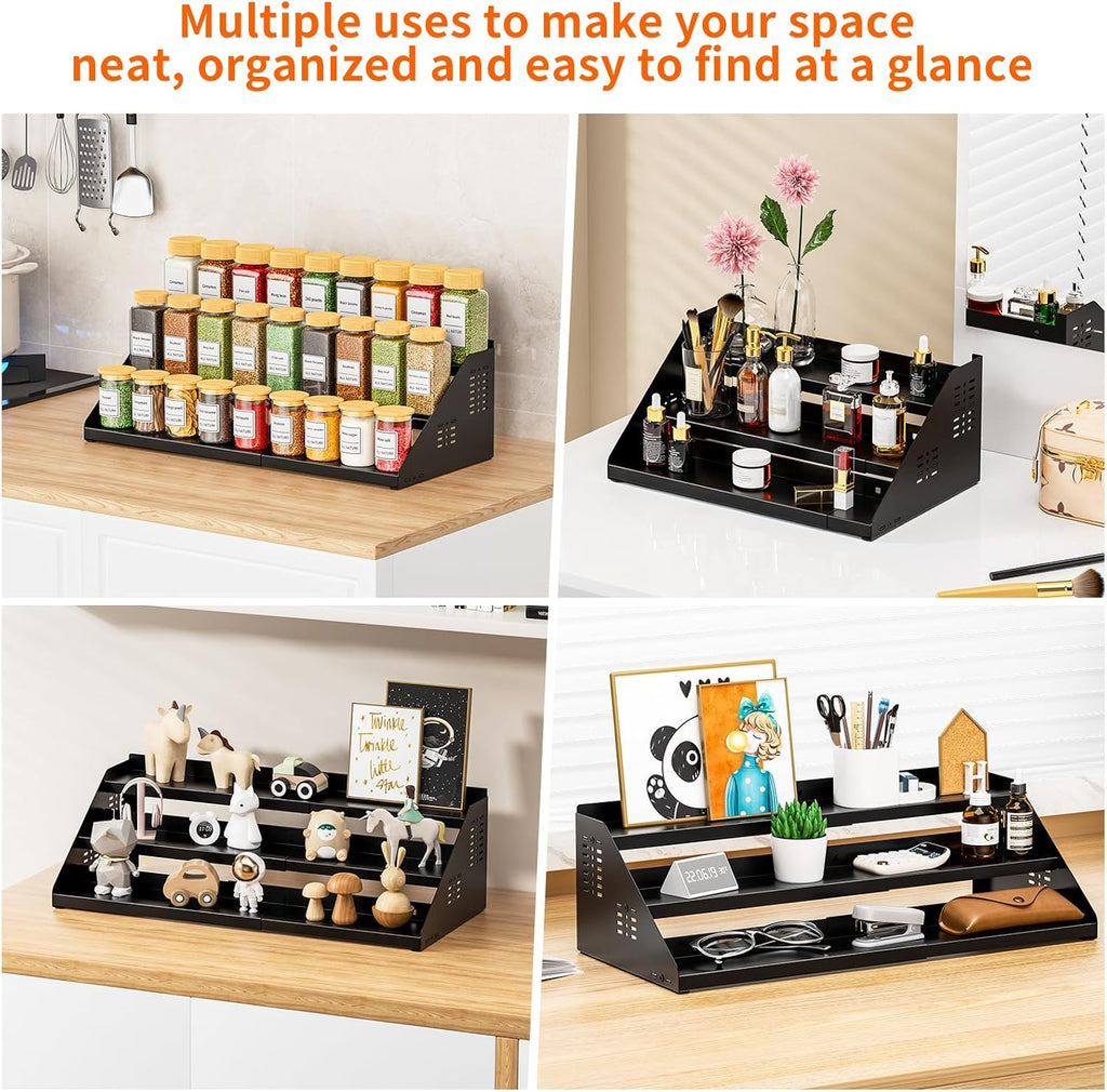 Expandable 3-Tier Spice Rack