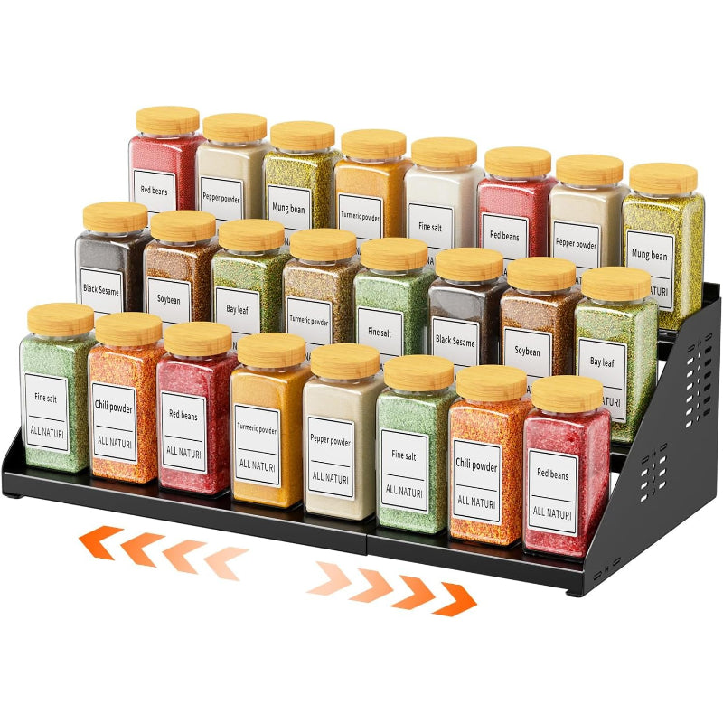 Expandable 3-Tier Spice Rack