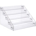 Clear Acrylic Tiered Spice Rack Organizer