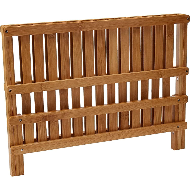 Bamboo Folding Dishrack